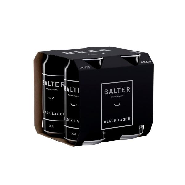 Black Lager Can 375mL