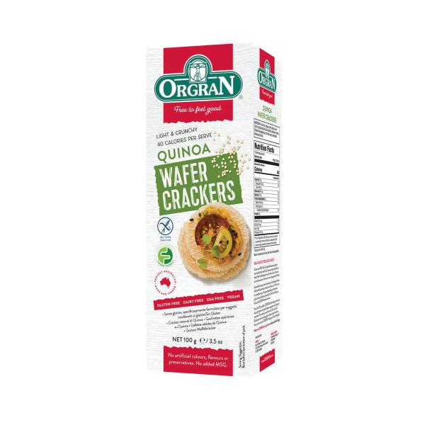 Gluten Free Multigrain Quinoa Wafer Crackers