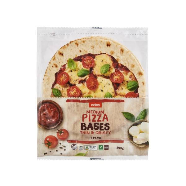 Thin & Crispy Medium Pizza Bases 9inch