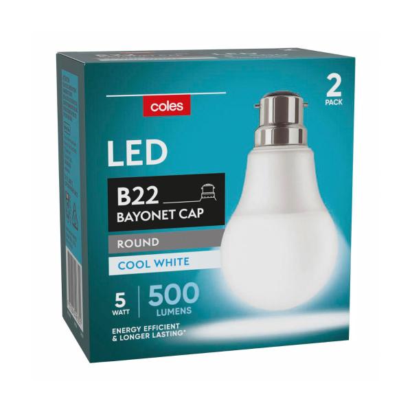 Led Globes Gls Bc 5w Cool White