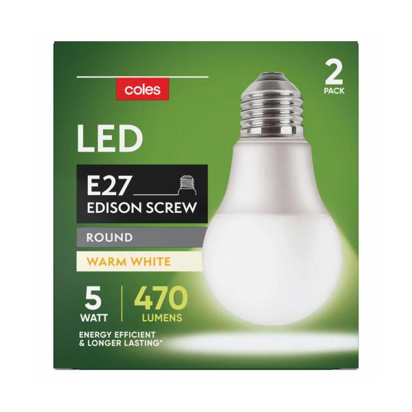 Led Globes Es 5w Warm White