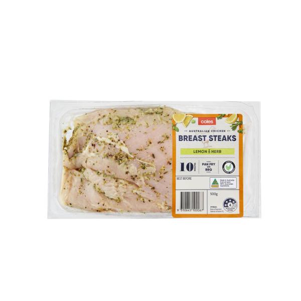 RSPCA Approved Lemon & Herb Chicken Breast Steaks