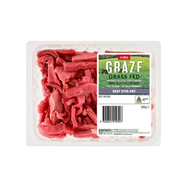 Graze Grassfed Beef Stir Fry