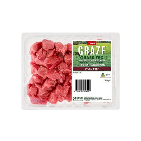 Graze Grassfed Beef Diced Steak
