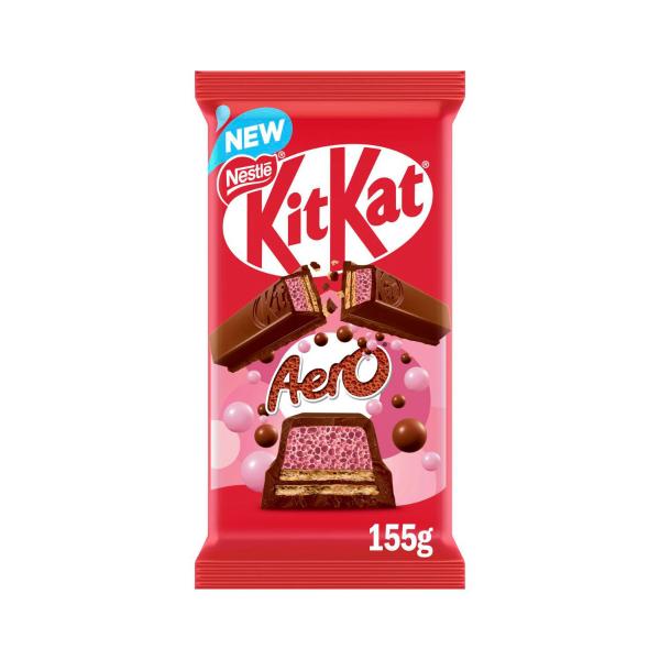 Aero Strawberry Chocolate Block