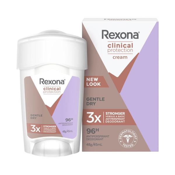 Women Deodorant 96hr Clinical Cream Gentle Dry