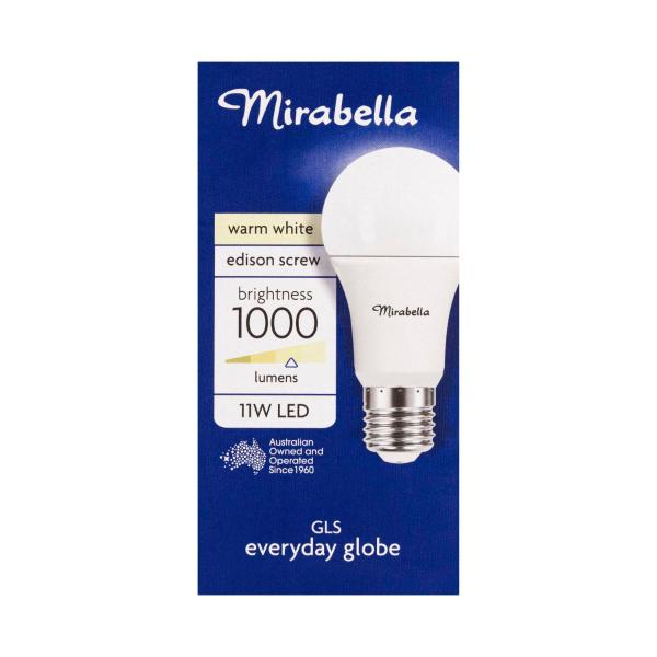 Led Globe Gls Bayonet Cap 11 Watt Warm White
