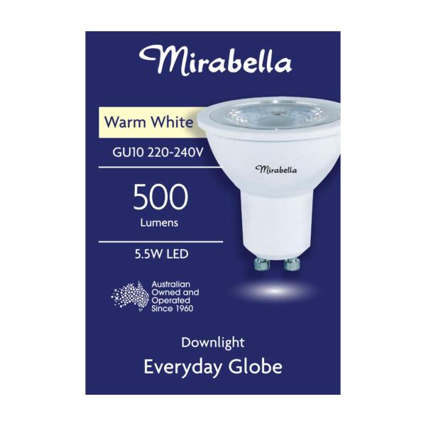 Led Warm White Globe Gu10 6 Watt