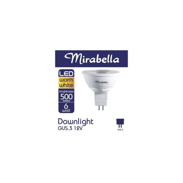 Globe Led Gu 5.3-6w 500 Lumens Warm White