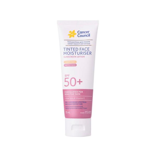 Tinted Face Moisturiser Light Spf50+