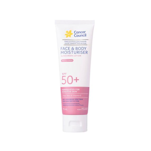 Face & Body Moisturiser Sunscreen Matte Finish Spf50+