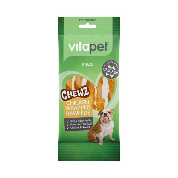 Chicken Wrapped Rawhide Sticks