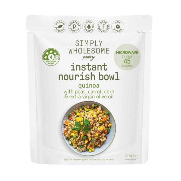 Nourish Bowl Quinoa Peas & Veg
