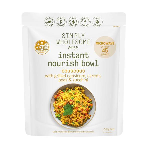 Nourish Bowl Cous Cous W Spring Veg