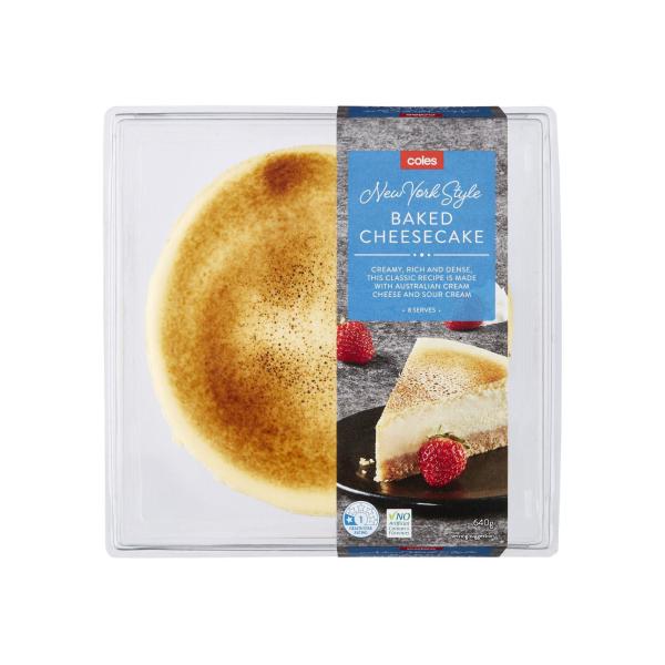 New York Style Baked Cheesecake