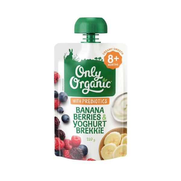Banana Berries & Yoghurt Brekkie Baby Food Pouch 8+ Months