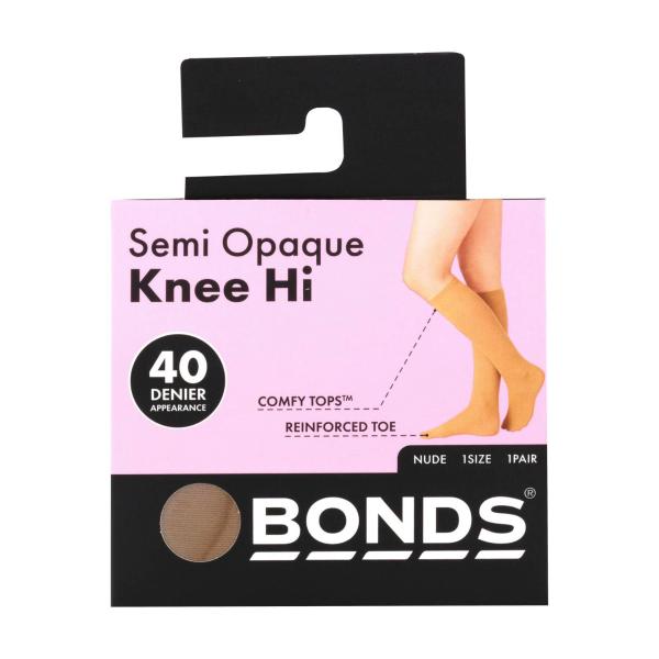 40d Opaque Knee High 1size Nude