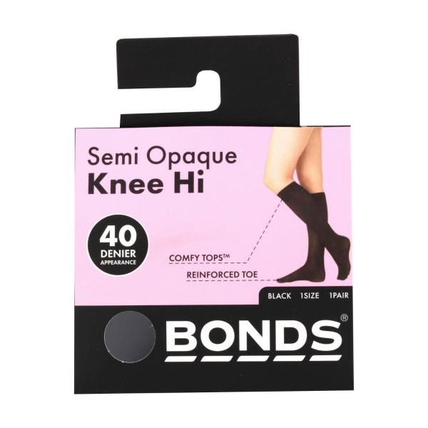 40d Opaque Knee High Tights 1 Size