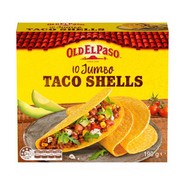 Jumbo Taco Shells 10 Pack