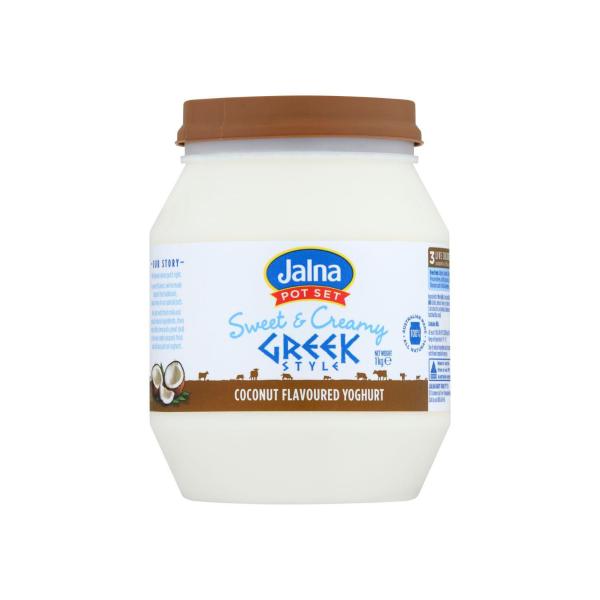 Pot Set Sweet And Creamy Greek Style Coconut Flavoured Yoghurt