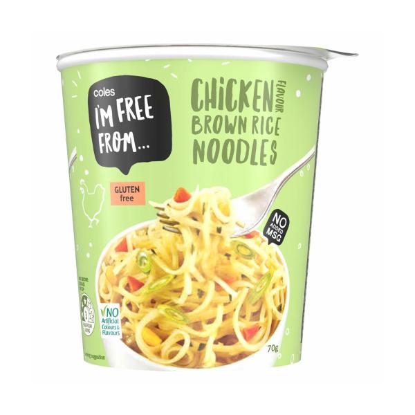 Gluten Free Brown Rice Noodle Cups Chicken