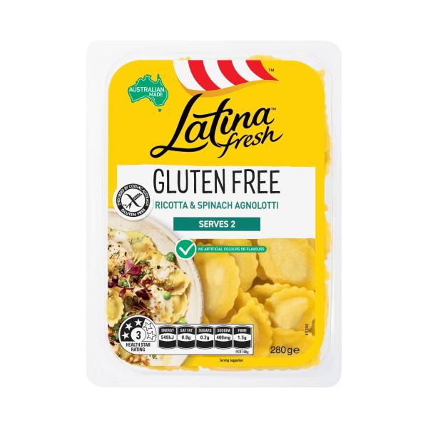 Fresh Gluten Free Ricotta & Spinach Agnolotti Pasta