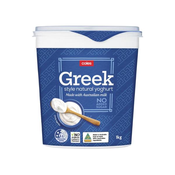 Greek Style Natural Yoghurt