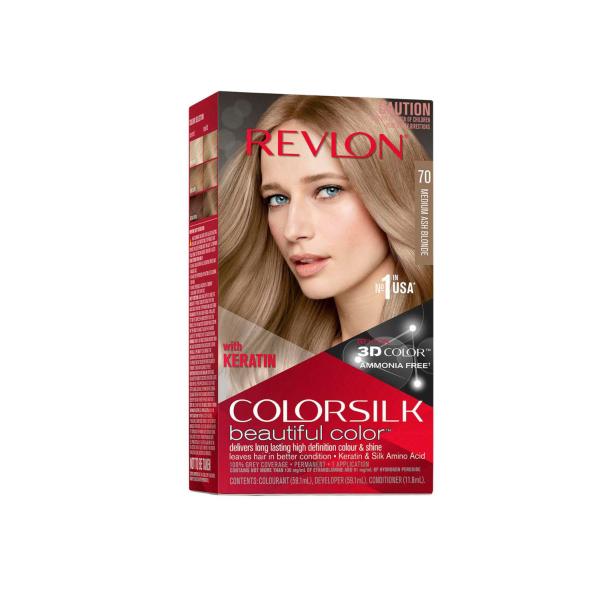 Colorsilk Medium Ash Blonde 70 Hair Colour