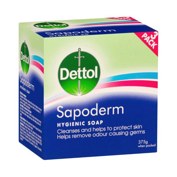 Sapoderm Hygienic Bar Soap Cleanser For Acne