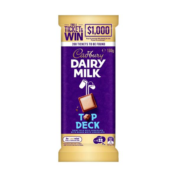 Dairy Milk Top Deck Chocolate Block