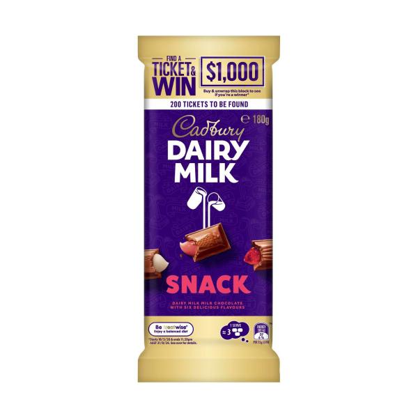 Dairy Milk Snack Chocolate Block