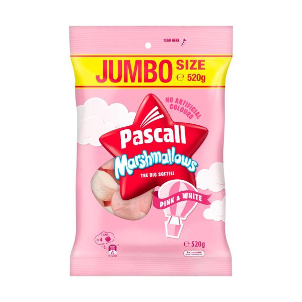 Pink And White Marshmallows Jumbo Pack