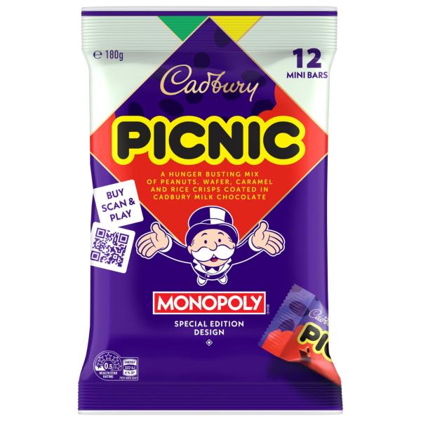 Picnic Milk Chocolate Sharepack 12 Pack