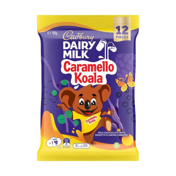 Dairy Milk Chocolate Caramello Koala Sharepack 12 Pack