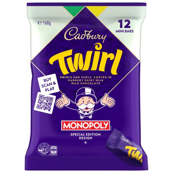 Twirl Milk Chocolate Sharepack 12 Pack