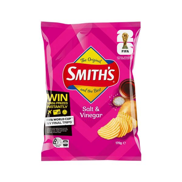 Crinkle Cut Salt And Vinegar Potato Chips