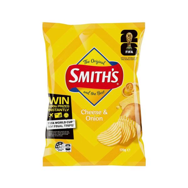 Crinkle Cut Cheese & Onion Potato Chips