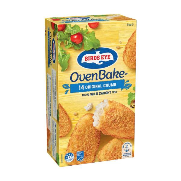 Frozen Fish Fillets With Original Crumb Oven Bake 14 Pieces