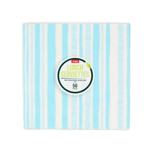Patterned Lunch Serviettes