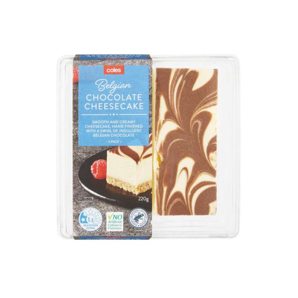 Belgian Cheesecake Slice 2 Pack