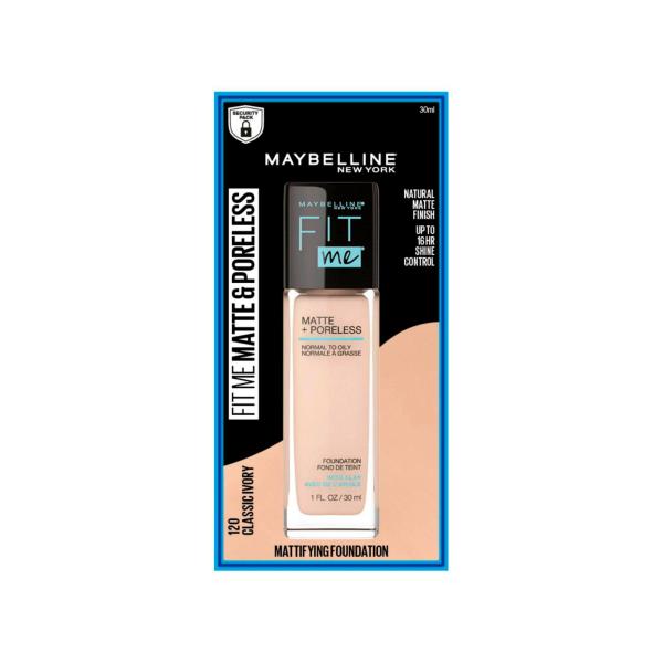 Fit Me Matte + Poreless Foundation 120 Classic Ivory