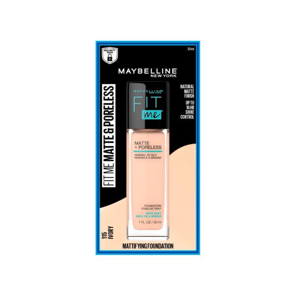 Fit Me Matte + Poreless Foundation 115 Ivory