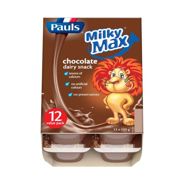 Milky Max Dairy Snack Chocolate 12x100g