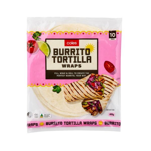 Burrito Tortilla Wraps 10 Pack