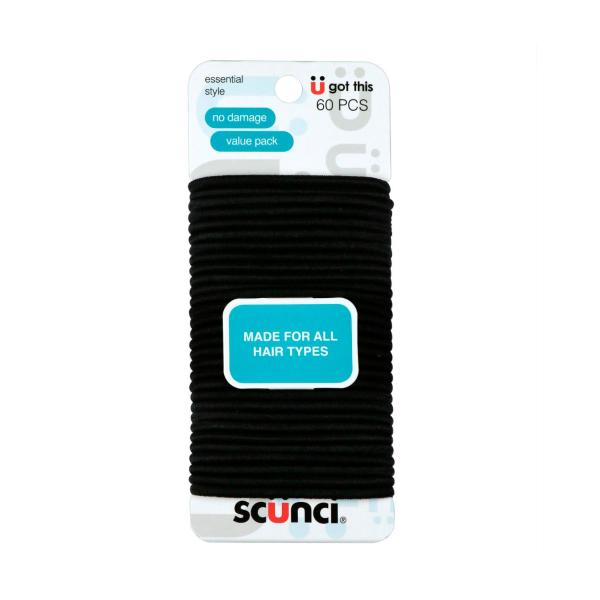 4mm No Damage Black Elastics