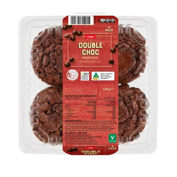 Double Choc Muffins