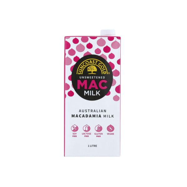 Gold Macadamia Unsweetened Long Life Milk 1l