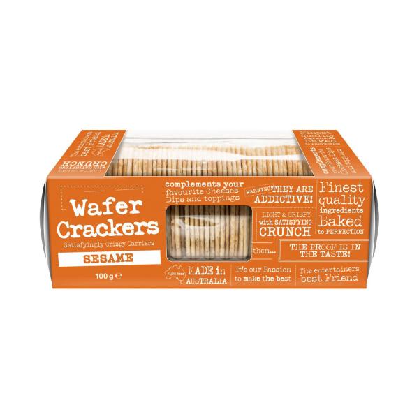 Sesame Wafer Crackers