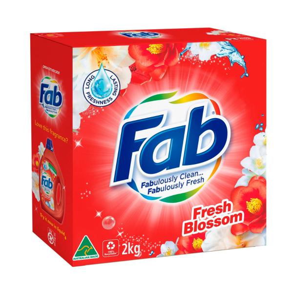 Ultra Laundry Powder Sunshine Fresh Top & Front