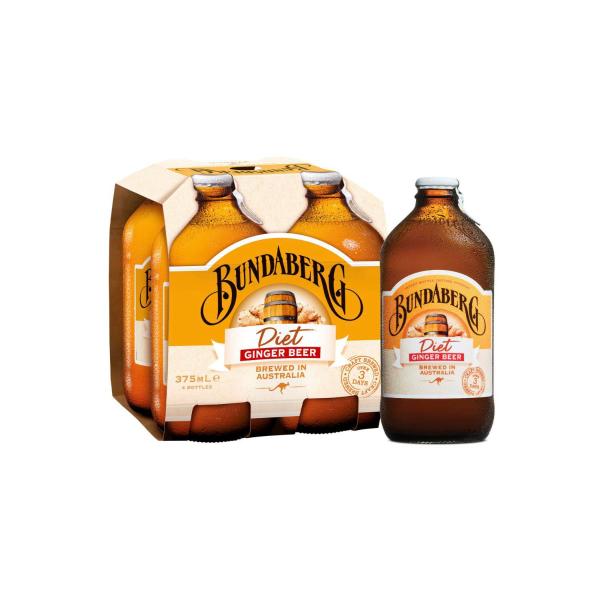 Brewed Drink Ginger Beer Diet 4x375ml